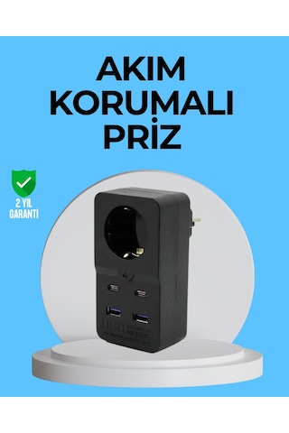 Northcity Termal Korumalı Priz Otomatik Çocuk Kilidi 4 Usb Type C - Winnboss 12 M