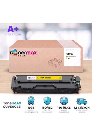 Hp 312a Cf382a Sarı Uyumlu Toner A Plus / Color Laserjet Pro Mfp M476dn / M476dw / M476nw