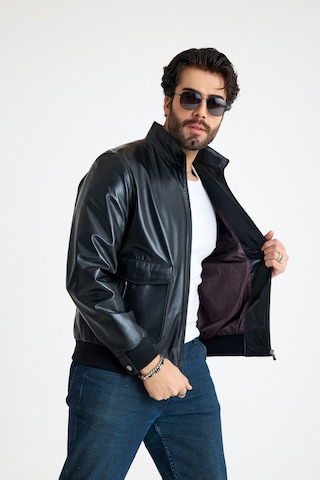 Franko Armondi Klasik Reguler Erkek Deri Ceket E36-kd-k-07-24218 Siyah