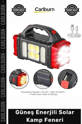 Solarfener Taşınabilir Şarjlı Led Aydınlatma Su Geçirmez Outdoor Güneş Enerjili Solar Kamp Feneri Çok Renkli Solarfener Taşınabilir Şarjlı Led Aydınlatma Su Geçirmez Outdoor Güneş Enerjili Solar Kamp Feneri Çok Renkli