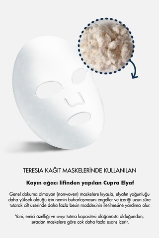 Teresia Premium Gold Mask Altın Özlü Yoğun Nem & Aydınlatıcı Kağıt Maske