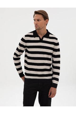Pierre Cardin Erkek Siyah Kazak /triko 50315949-vr046 Siyah
