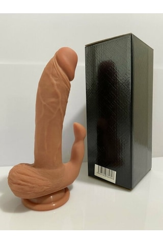 Erotixshop Censan Kılitoris Uyarımlı Çift Katmanlı Premium Dildo