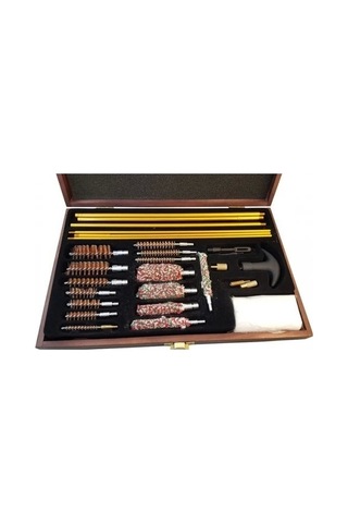 27parça Ahşap Kutu Evrensel Temizleme Seti