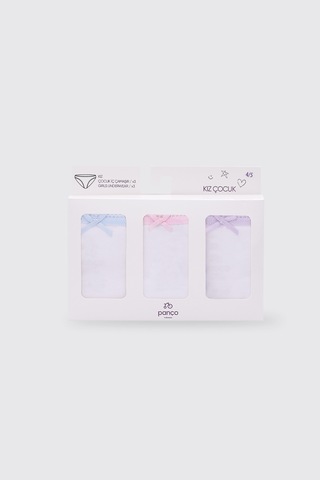 Panço Kız Çocuk Multi 3'lü Slip Set 2602gk14007 Renkli