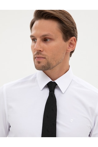 Pierre Cardin Beyaz Slim Fit Uzun Kollu Basic Gömlek 50325338-vr013