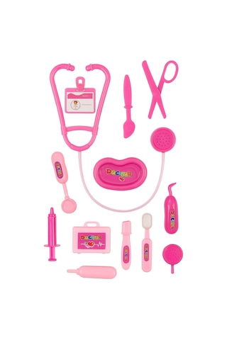 Doktor Oyun Seti Eğitici Oyuncak Pembe