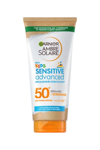 Garnier Ambre Solaire Sensitive Advanced Çocuk Hipoalerjenik Güneş Koruyucu Süt Spf 50+ 175 Ml