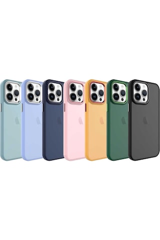 Apple Uyumlu iPhone 14 Pro Max Buzlu Sert Pc Zore May Kapak