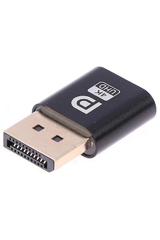 Displayport 4k Uhd Dummy Plug Sanal Monitör Ekran Kart Emülatörü