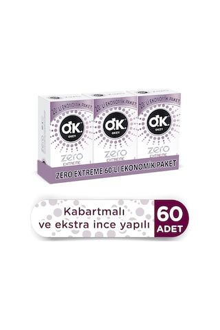 Okey Zero Extreme Prezervatif 60'lı