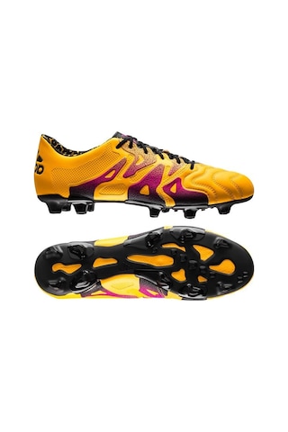 Adidas X 15.1 Leather Fg/ag Erkek Krampon S74616 Sarı