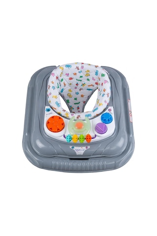 Baby Force Müzikli Işıklı Bebek Yürüteci - Gri