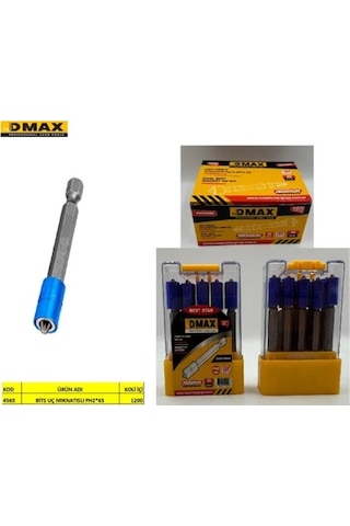 Dmax -4565 Ph2 X 65mm Mıknatıs Uçlu Bits