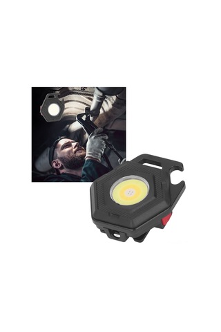 Yaozixa Cob Mini El Feneri 500lm Usb Type-c Şarj Edilebilir, Manyetik Tutma, Tripod, Çanta Açıcı, Cep Boyutu, Kamp Ve户外活动 İçin Işık W5131 Diğer