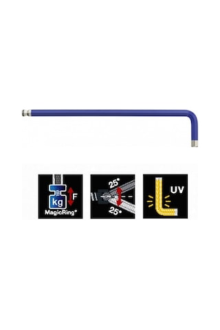 Wiha 369rf Allen Anahtar Topbaş Hex Alyan 8.0mm 44x206mm Magicring 41977