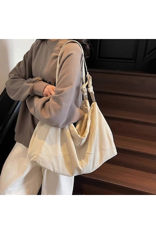 Kadınlar İçin Düz Renk Koltuk Altı Çantası Büyük Kapasiteli Seyahat Çantası Okul Çantası Şık Omuz Çantası Basit Koltuk Altı Çantası Yeşil Yeşil Yeşil Diğer