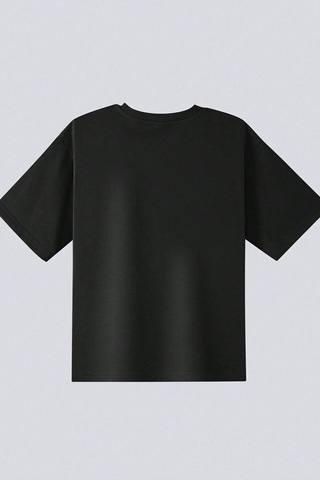 Uyguntarz Çocuk Miami Baskılı Pamuklu Tshirt Siyah