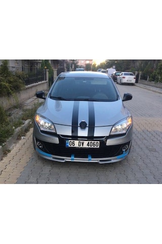 Renault Megane 3 ön Tampon Eki Coupe Ve Hatchback Uyumlu - Boyasız - Bodykit Store