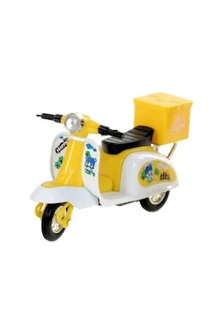 Çek Bırak Metal Vespa Motor 12 Cm - Fy361a-12d - Sarı