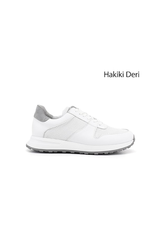 Gönderi(R) Gönderi R Erkek Beyaz Bağcıklı Hakiki Deri Comfort Sneaker Ddma80338312