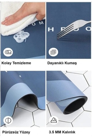 Vexor Süper Emıcı Banyo Paspası Renk