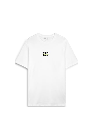 Ltb Logo Baskılı Beyaz T-shırt Beyaz