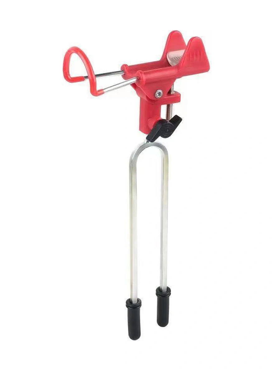 Youtek Stoklu Mavi Metal Kamış Tutucu, Evrensel Uyumlu, Dikey-yatay Açılabilir, Kaymazsız, Deniz-çay-göl İçin, Hediye İdeali