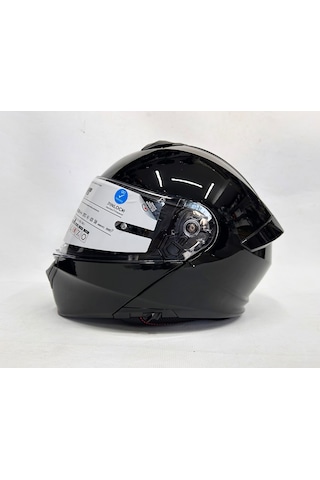 Mt Kask Fu935sv Genesis Sv Pure A1 Çene Açılır Kask Parlak Siyah Sİyah