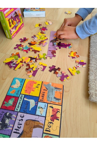 Doerkids Hayvan Orkestrası Mini Puzzle 40 Parça 4 Yaş