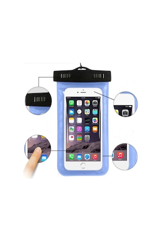 Su Geçirmez iPhone Samsung Telefon Kılıfı Kaliteli-Pembe