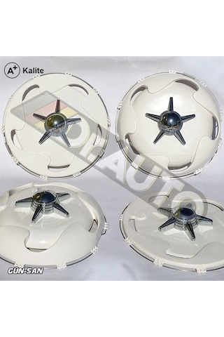 19.5 İnç Bombeli Yıldız Model Jant Kapağı 4'lü Takım