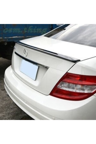 Autogp Mercedes W204 Bagaj Üstü Spoiler Pianoblack Boyalı C63 2007 / 2014 017 Mb06 0bl