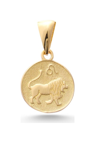 Sefa Gold 14 Ayar Altın Aslan Burcu Kolye Ucu