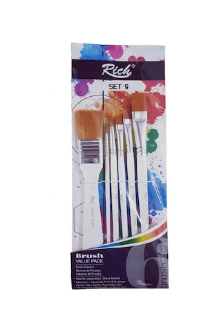 Rich 6'Lı Fırça Seti - Set 9