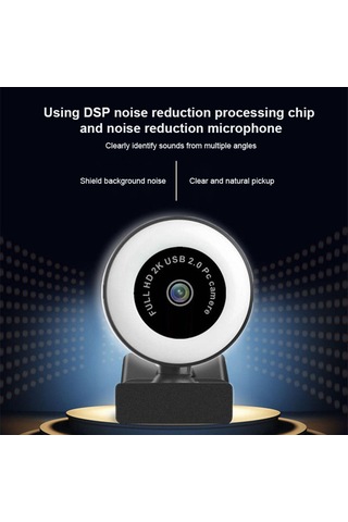 Homyl Mini 1080p/2k/5mp Web Kamerası, 5mp-otomatik-odaklama