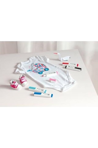 Tekstil Markörü 5 Renkli Paket Faber-Castell Tekstil Marker 5 Ren