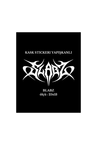 Motor Kask Sticker Blabz