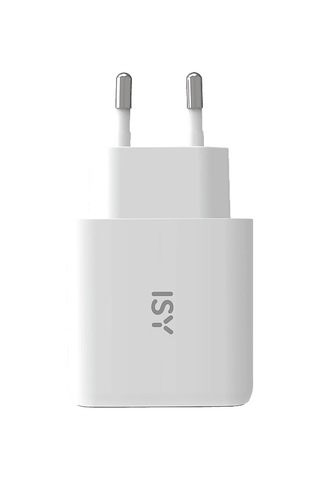 ISY IWC-0004 45 W 2XUSB C WT Güç Adaptörü Beyaz