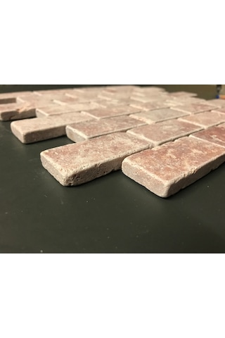 Kale Carena Red Midi Tuğla Dizimi Doğaltaş Fileli (60Rrd032)