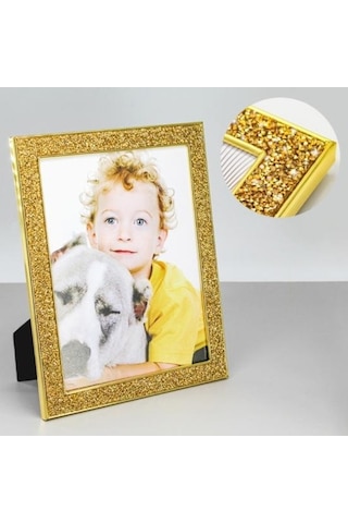 Novahub Gümüş Elektroliz Rhinestone Kenar 5/6/7 İnç Fotoğraf Çerçevesi