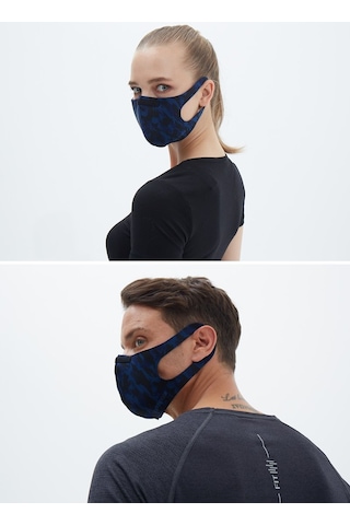 BLACKSPADE Unisex Koruyucu Maske Lacivert Kamo M