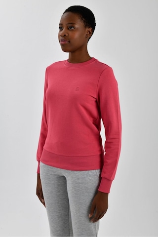 United Colors of Benetton Kadın Sol Göğsü Logo Detaylı Sweatshirt Gülkurusu