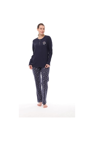 Pijadore 1543 Kadın Uzun Kol Pijama Takım 001