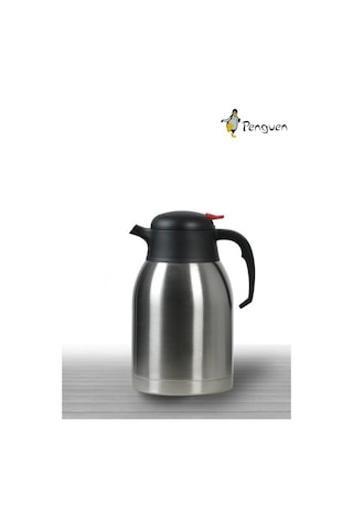Penguen 1200A Çift Katlı Çelik Termos 2 Litre Çay Termosu