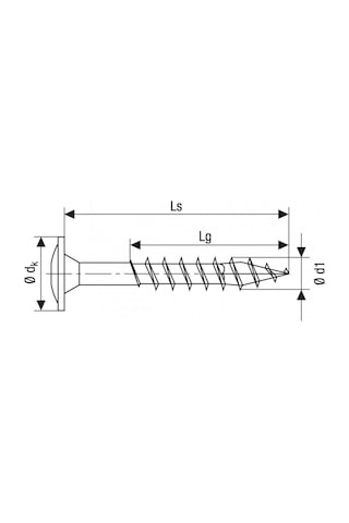 HI.FORCE, 6 x 100 mm, 100 Adet, Yarım Dişli, Pul Başlı