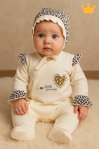 Babyhola Leopar Desenli Tulum 8'li Hastane Çıkışı Yenidoğan Set 5016 Çok Renkli
