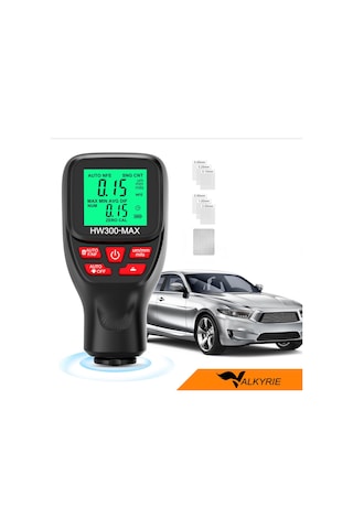 Valkyrie Hw300-max Dijital Kaplama Kalınlığı Ölçer 0-2000 Μm, Fe/nfe Otomatik Algılama, Lcd Ekran