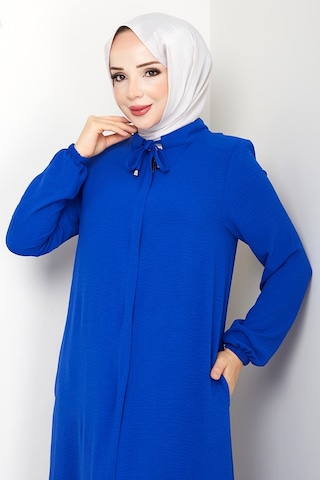 Bestenur Sable Tam Boy Ayrobin Ferace 1569 - Saks Mavisi Saks Mavi