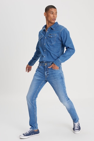 Lee Slim Fit Dar Kesim Normal Bel Dar Paça Luke Mavi Jean Kot Pantolon